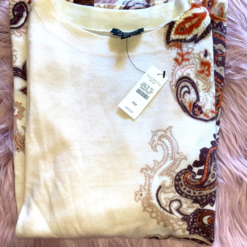 Talbots sweater beautiful fall colors